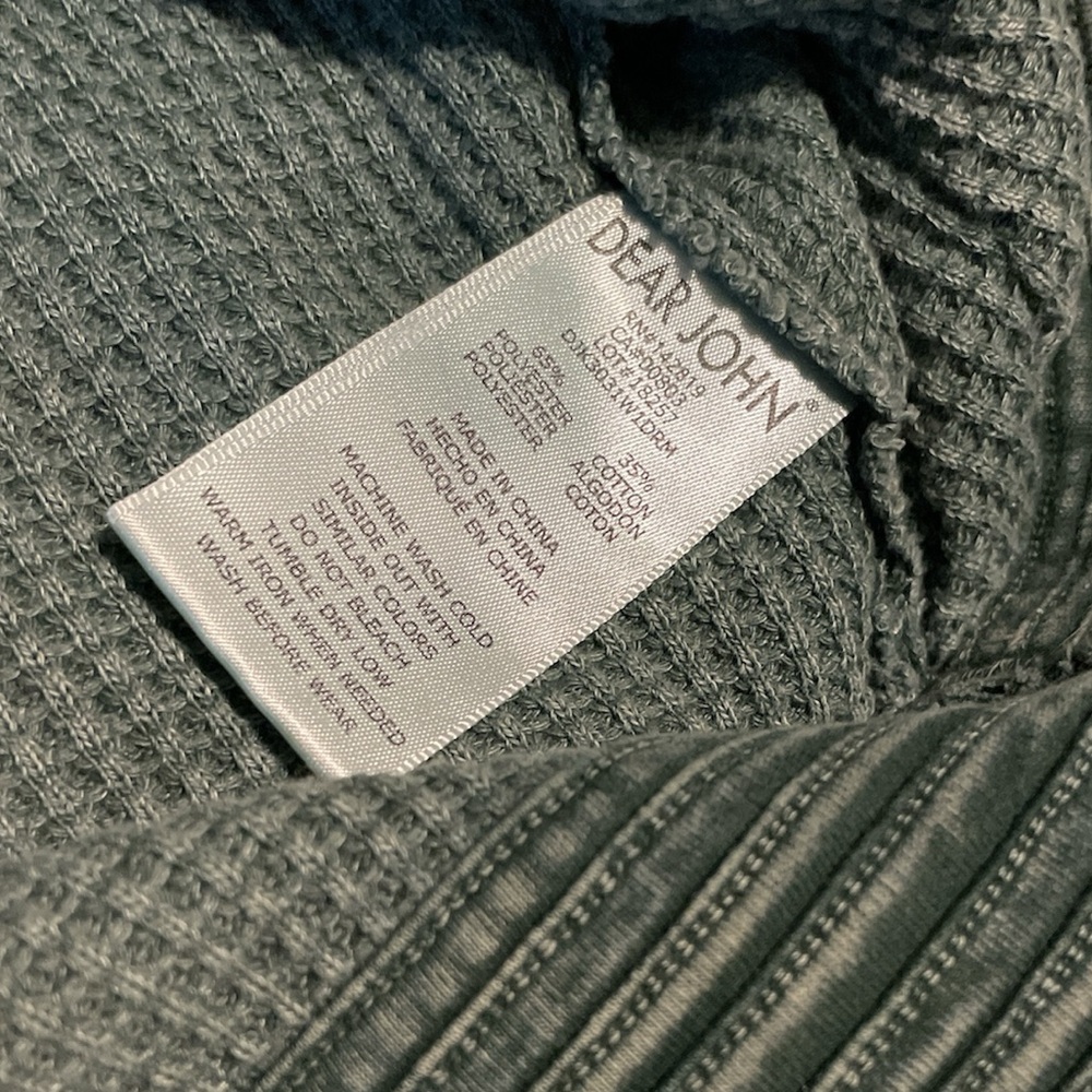 Dear John Carly Hoodie Jacket​ Dark Moss Women’s Size Small - Picture 7 of 7